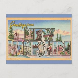 Postal Saludos de New Hampshire 