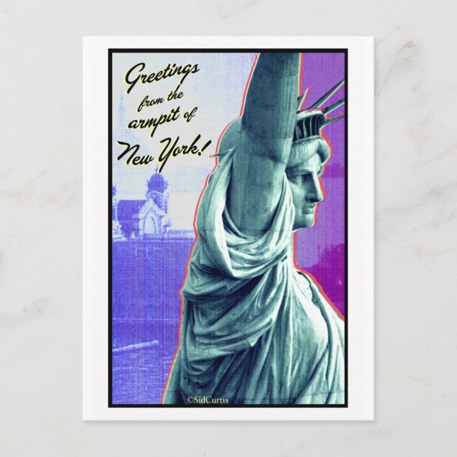 Postal Saludos de NYC (Anverso)