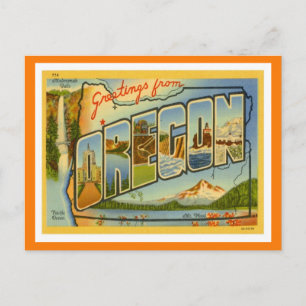 Postal Saludos de Oregon desde Estados Unidos