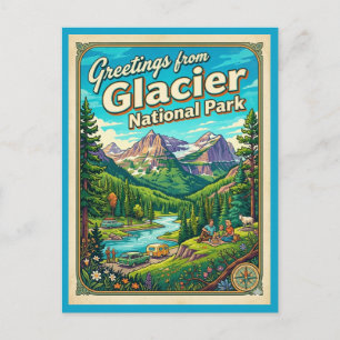 Postal Saludos de Parque Nacional Glaciar Desierto