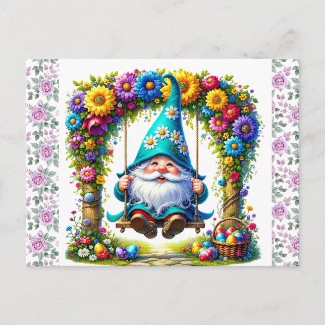 Postal Saludos de Pascua (Anverso)