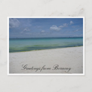 Postal saludos de playa blanca