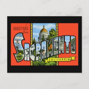 Postal Saludos de Sacramento California