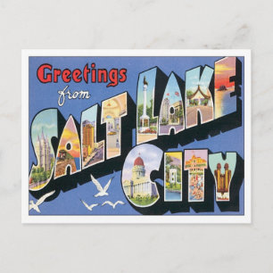 Postal Saludos de Salt Lake City Utah
