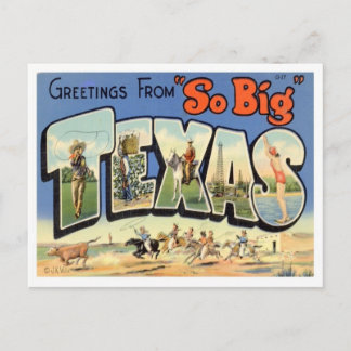 Postal Saludos de Texas desde Estados Unidos