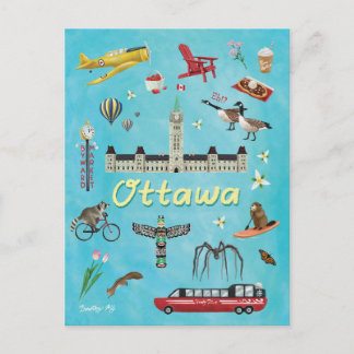 Postal Saludos de verano Ottawa Canadá
