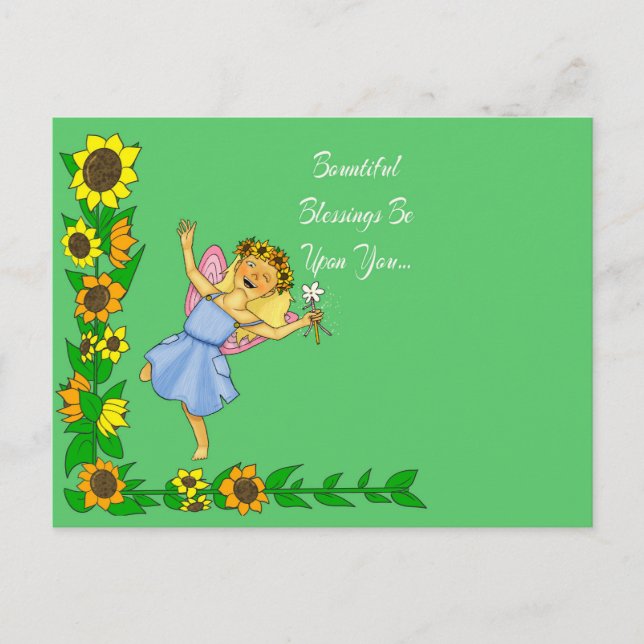 Postal Saludos de verano paganos (Anverso)