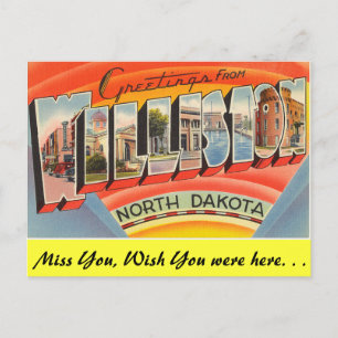 Postal Saludos de Williston
