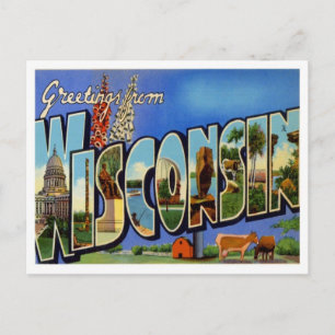 Postal Saludos De Wisconsin