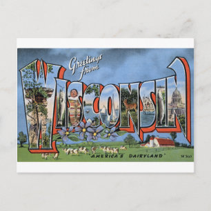 Postal Saludos De Wisconsin