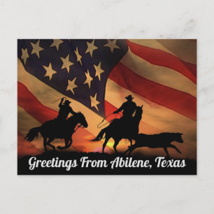 Postal Saludos desde Abilene, Texas Postcard