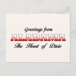 Postal Saludos desde Alabama