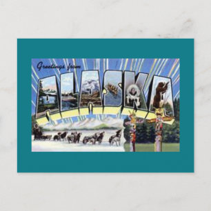 Postal Saludos desde Alaska