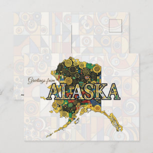 Postal Saludos desde Alaska