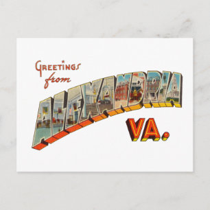 Postal Saludos desde Alejandría Virginia