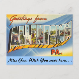 Postal Saludos desde Allentown