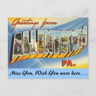 Postal Saludos desde Allentown