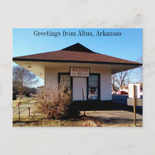 Postal Saludos desde Altus, Arkansas