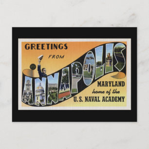 Postal Saludos desde Annapolis Maryland