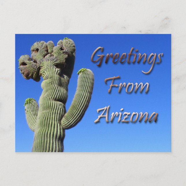 Postal Saludos desde Arizona (Anverso)