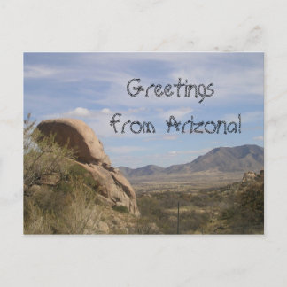 Postal Saludos desde Arizona!-Mountains