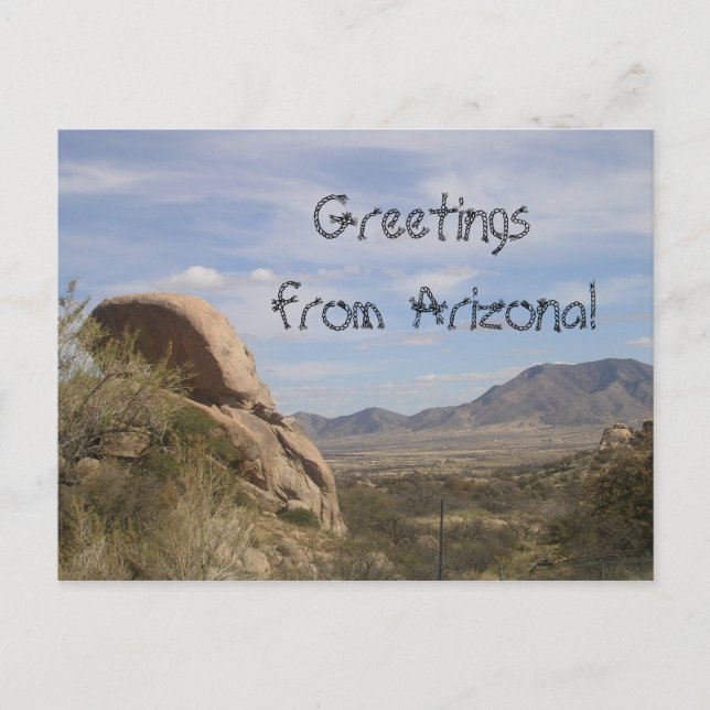 Postal Saludos desde Arizona!-Mountains (Anverso)
