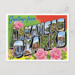 Postal Saludos desde Arkansas Ozarks
