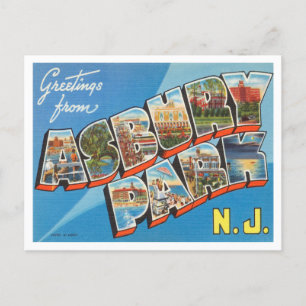 Postal Saludos desde Asbury Park, Viajes de Nueva York