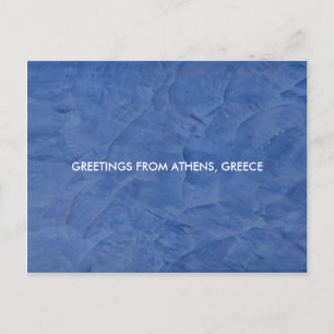 POSTAL SALUDOS DESDE ATENAS, GRECIA