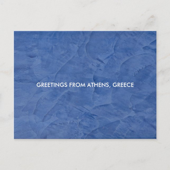 POSTAL SALUDOS DESDE ATENAS, GRECIA (Anverso)