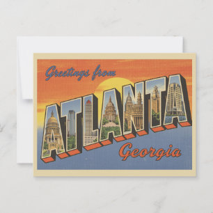 Postal "Saludos desde Atlanta, Georgia"