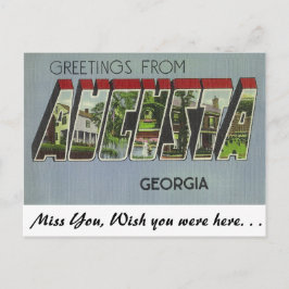 Postal Saludos desde Augusta, Georgia