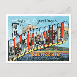 Postal Saludos desde Bakersfield, California Travel