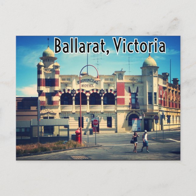 Postal Saludos desde Ballarat Victoria (Anverso)