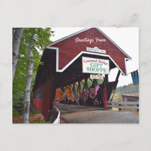 Postal Saludos desde Bartlett, NH Postcard