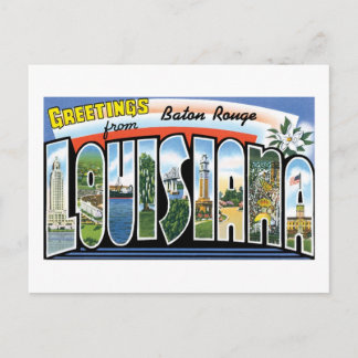 Postal Saludos desde Baton Rouge, Luisiana