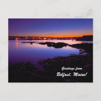 Postal ¡Saludos desde Belfast Maine!