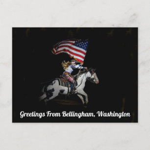 Postal Saludos Desde Bellingham, Washington Postcard