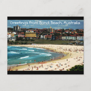 Postal Saludos desde Bondi Beach, Australia