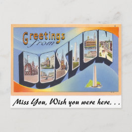 Postal Saludos desde Boston