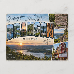 Postal Saludos desde Branson Missouri
