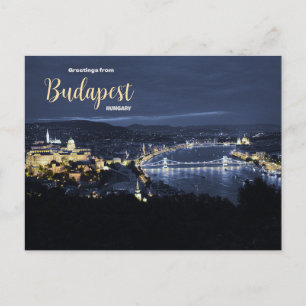 Postal Saludos desde Budapest Hungría Viajes  