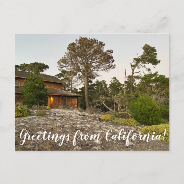 Postal Saludos desde California (Anverso)
