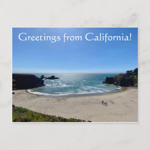 Postal Saludos desde California: Cooks Beach