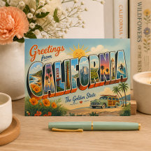 Saludos desde California Retro