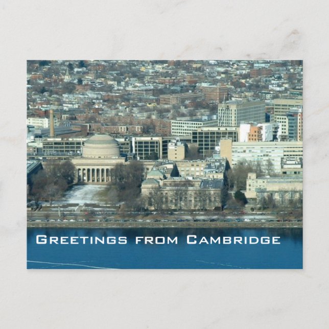 Postal Saludos desde Cambridge (Anverso)