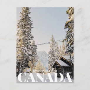 Postal Saludos desde Canadá