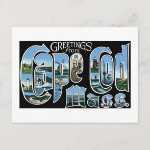 Postal ¡Saludos desde Cape Cod, misa!