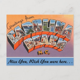 Postal Saludos desde Carolina Beach