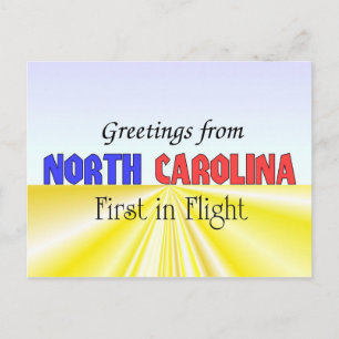 Postal Saludos desde Carolina del Norte